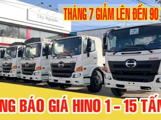Bảng Giá xe Tải Hino Chính Hãng 1-15 Tấn | Giảm Giá Xe Hino 300 XZU Hino FC FG FL